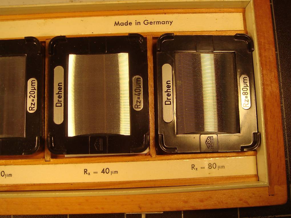 Oberflächen Rauheit Mess Muster Drehen Rz, Rt, Ra, Rp im Kanton Thurgau ...