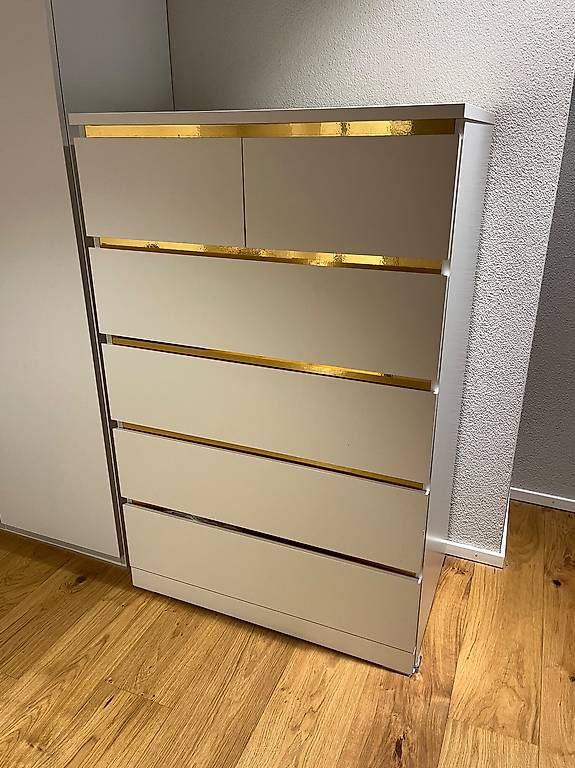 Elegantes Malm 6 Schubladen Ebenbild