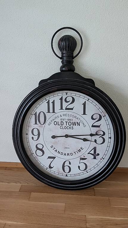 Verwunderlich Wanduhr Vintage Holz Ebenbild
