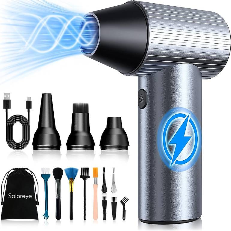 Solareye Druckluft Compressed Air Duster, 3Gang 300000 U/mi im Kanton