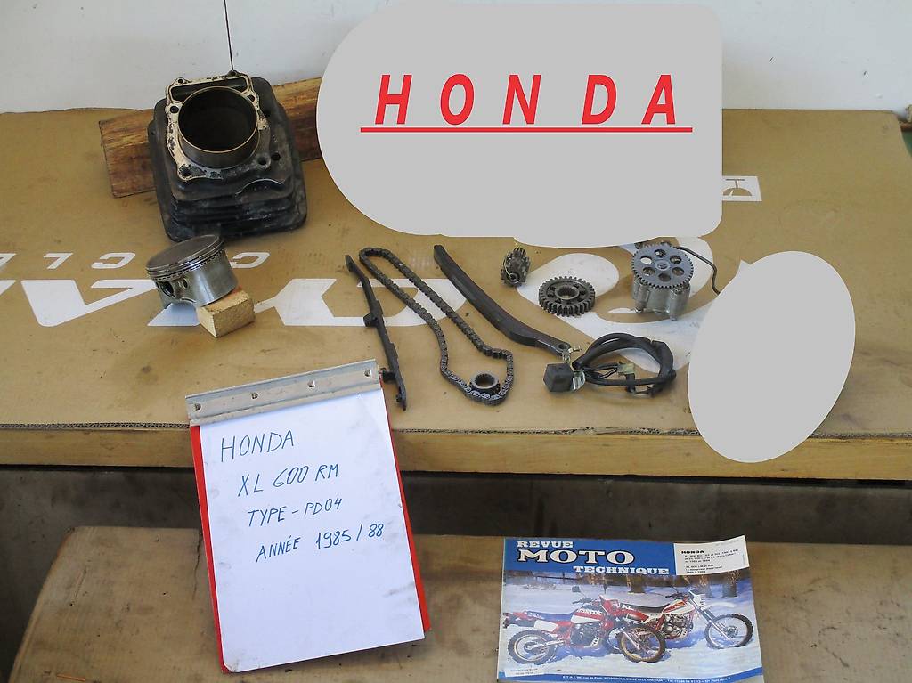 Kit D'autocollants Série Complète Pour Moto XL 600 RM '86 '87 - Neuf