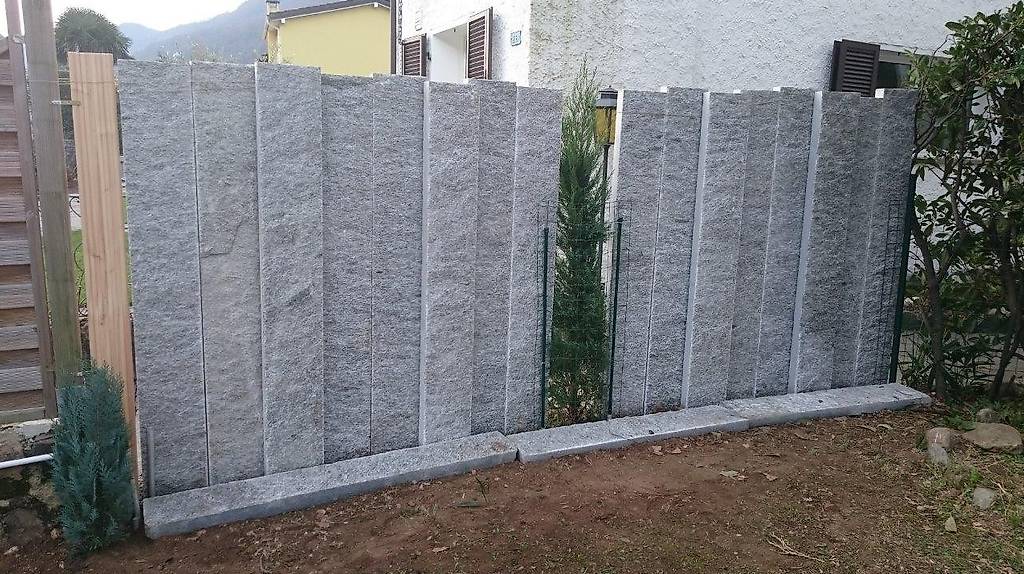 Palisade Stele Sichtschutz RIVIERA IRAGNA LODRINO Tessin im Kanton ...