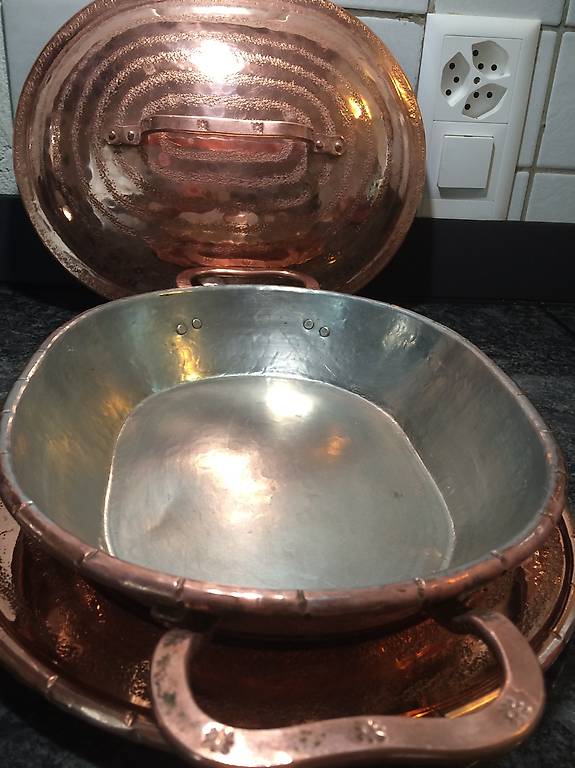 TESSINER KUPFER-PRÄSENTATIONS - PFANNE/VERZINNT 60-ER !?? im Kanton ...