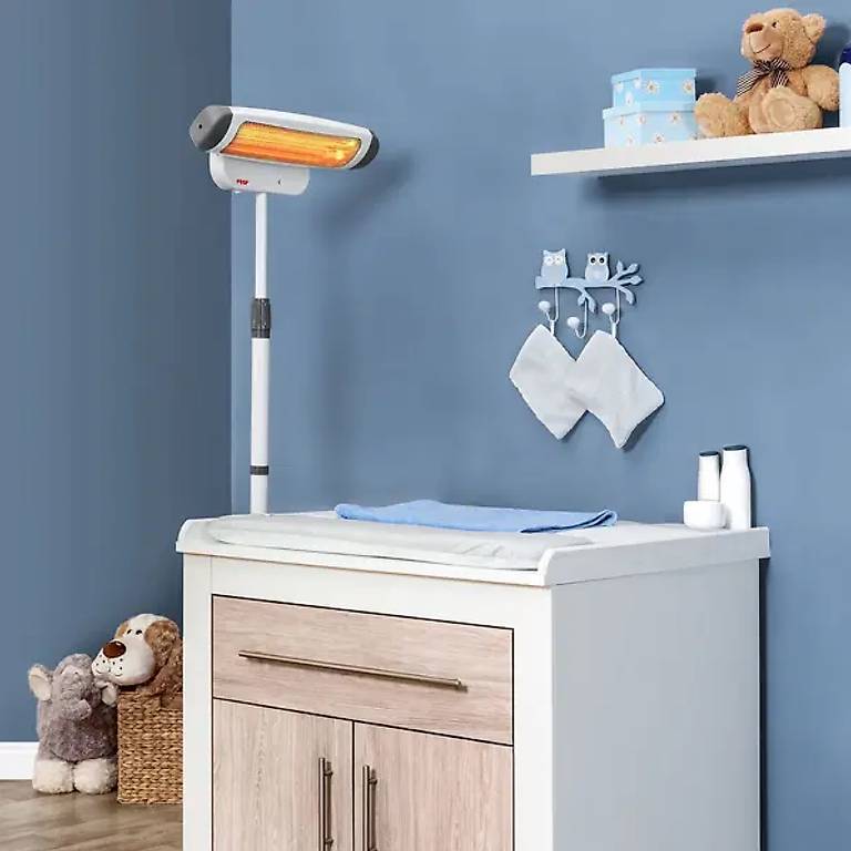 reer Wickeltisch Heizstrahler 2in1 FeelWell weiss