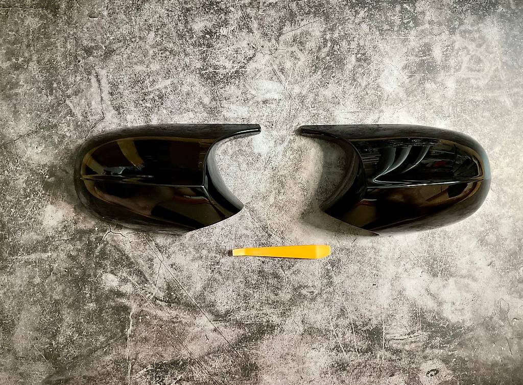 Spiegelkappen Glanz Schwarz Für Skoda Fabia MK2 2007-2015 - Einfacher Einbau, ABS Material