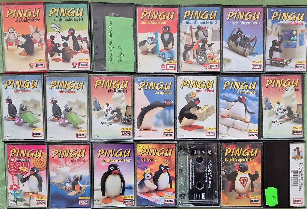 PINGU KASSETTEN / MC ZUR AUSWAHL FAST ALLE FOLGEN im Kanton Solothurn ...