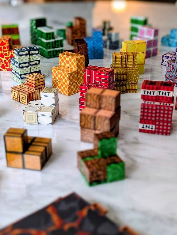 Minecraft Mgnet Minecraft Magnet Würfel 300 stk im Kanton Zürich - tutti.ch