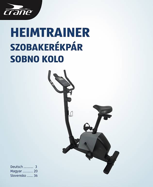 Crane Heimtrainer Velo Fahrrad Fitness ALDI WSP-HT-21