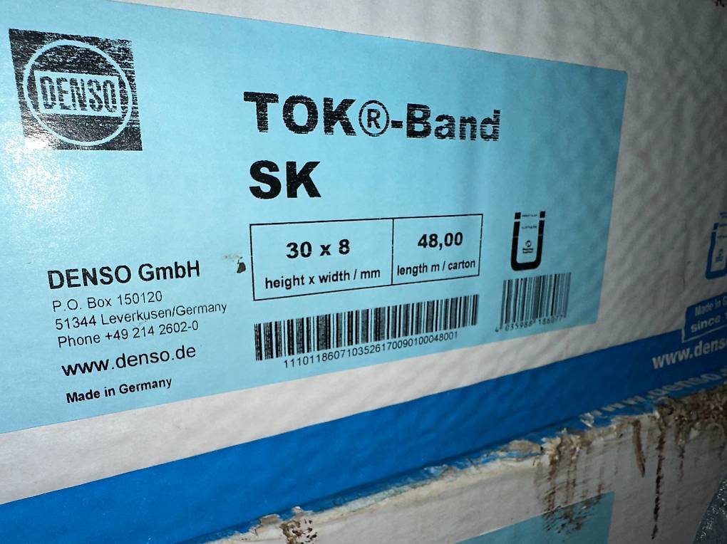 Kebu Bitumenfugenband 40x10mm - 30m KK Fugenband Für Asphalt Straßenbau