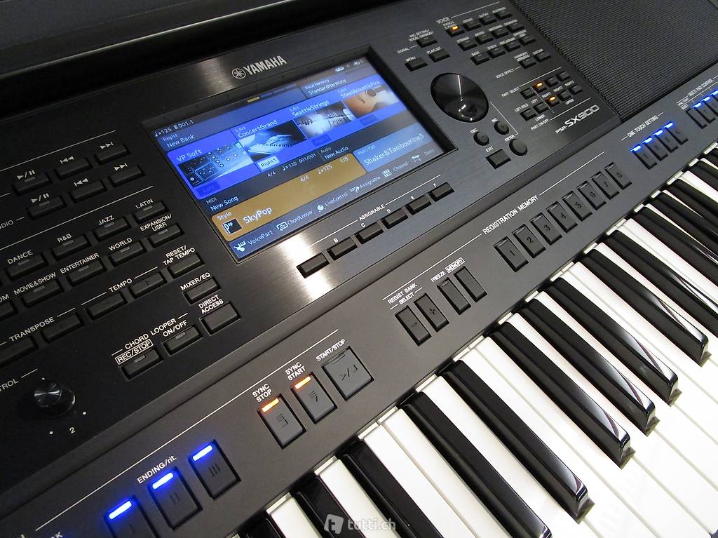  keyboard yamaha psr-sx-900 top mittelklasse weltneuheit