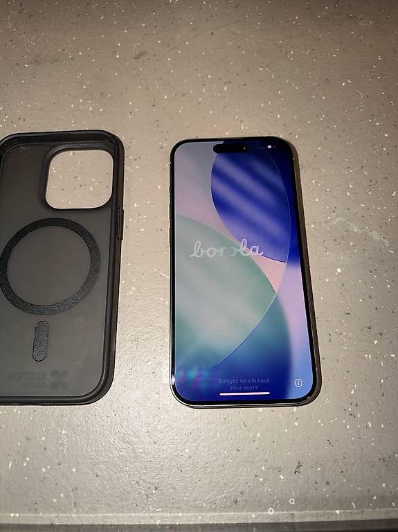 iPhone 15 Pro in Natural titanium mit 256 GB