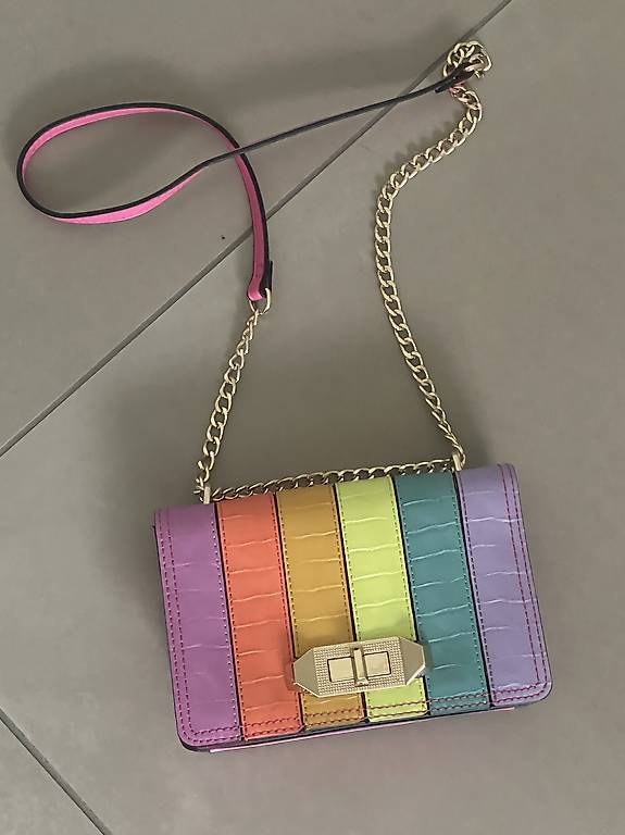 Guess Eco Carly Borsa Trapuntata A Tracolla Mauve - Acquista A Prezzi - Foto 11