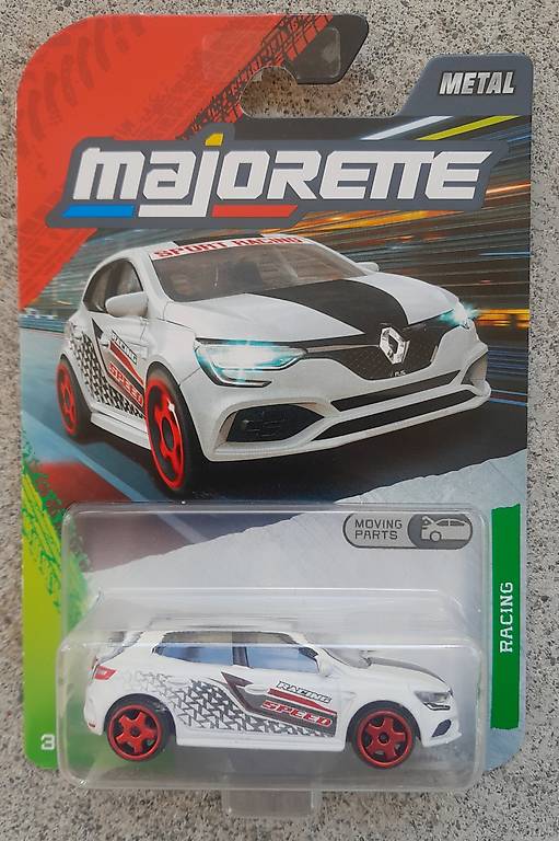 Miniature Renault Megane 2 - Majorette - Échelle 1/64 - Noire - Année 1994 - Occasion