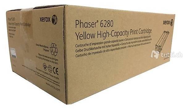  Xerox Phaser 6280 High Capacity Yellow Toner, 106R01394