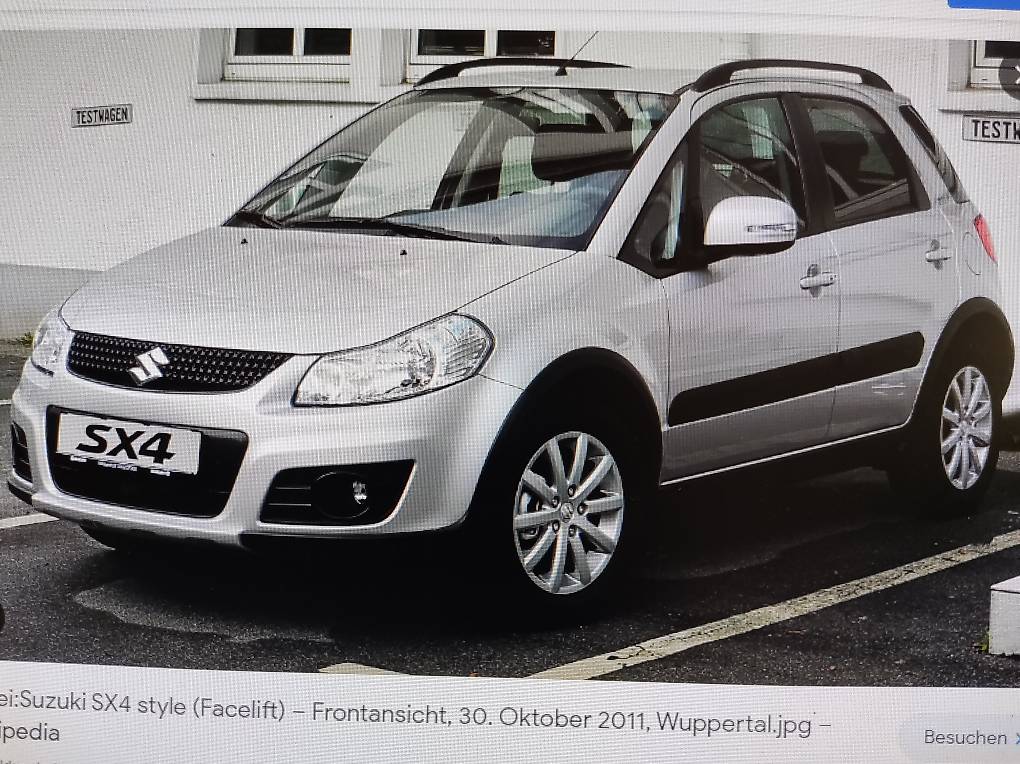 Tönungsfolie Suzuki SX4 5-Türen 2006-2013 - 35% Mittelschwarz Vorgeschnitten