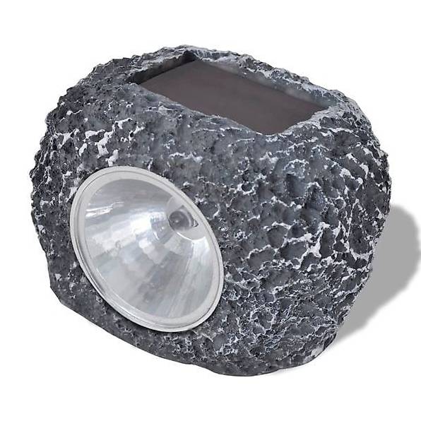 12x LED Spotlight Lampe Solar Steine