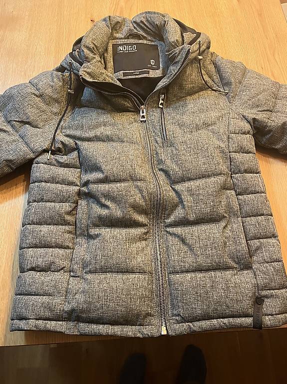 Winterjacke Indicode jeans circus grey gr L Cantone Glarona