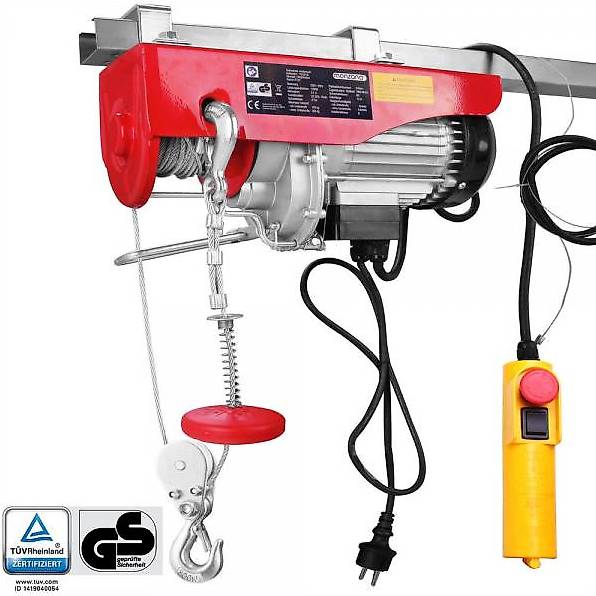 ARGANO ELETTRICO ARGANO A Fune Verricello Motore Sollevatore Gru - Foto 11