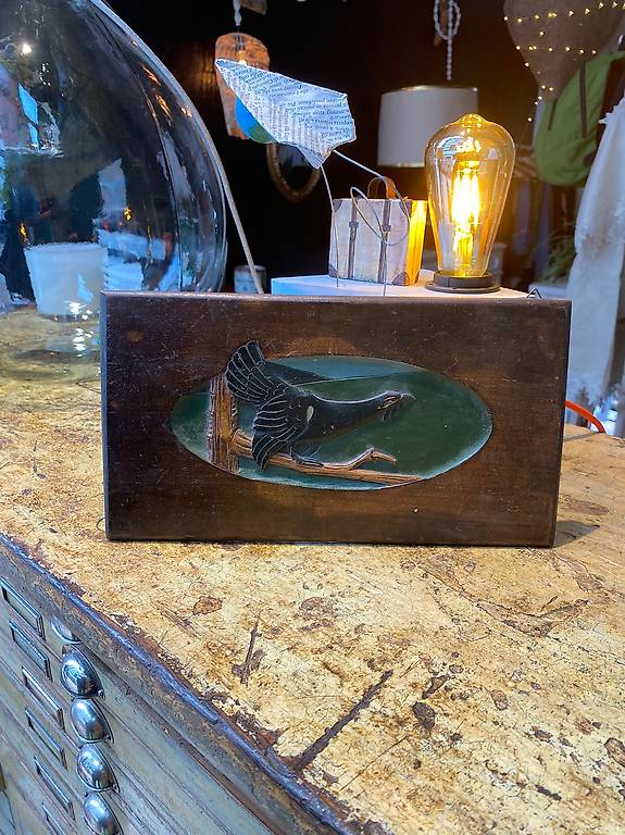 Targa In Metallo Vintage Con Gallo Cedrone E Rosmarino – Decorazione Da Parete Retrò Per Casa, Ufficio, Bar, Taverna – 20x30 Cm – Regalo Originale - 5