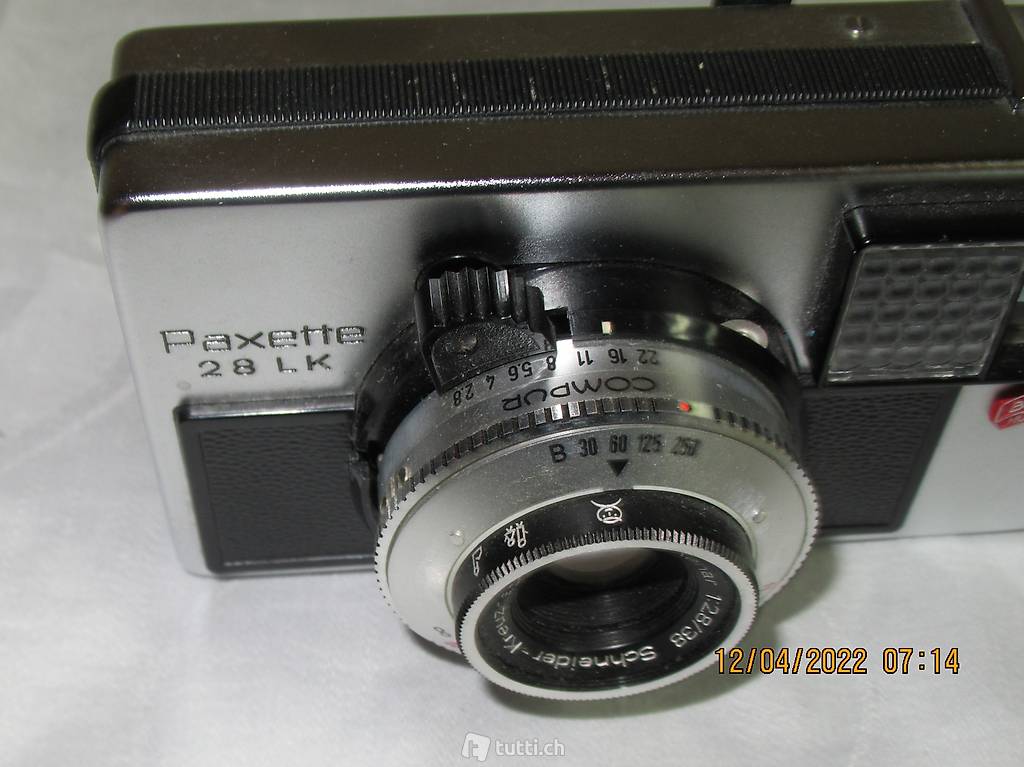 Fotokamera Analog, PAXETTE 28 LK, von BRAUN Nürnberg, 1964
