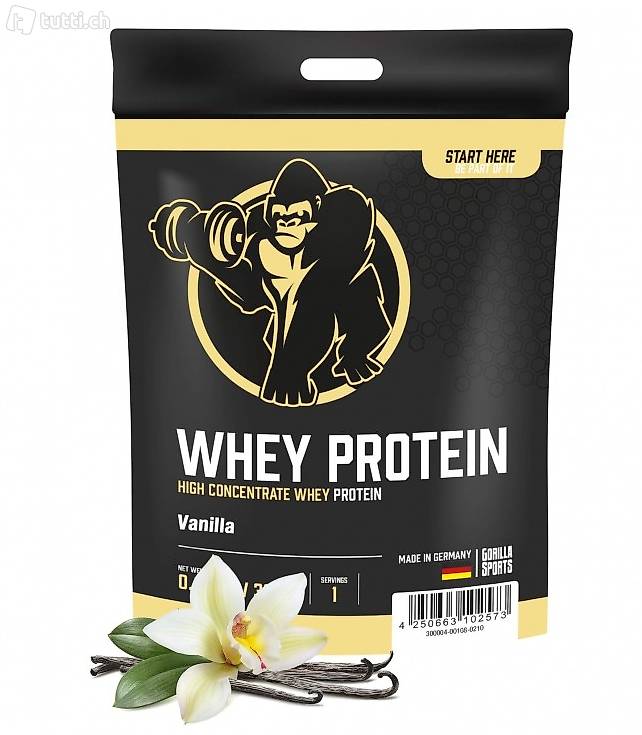  Whey Protein Probebeutel Vanille 30g