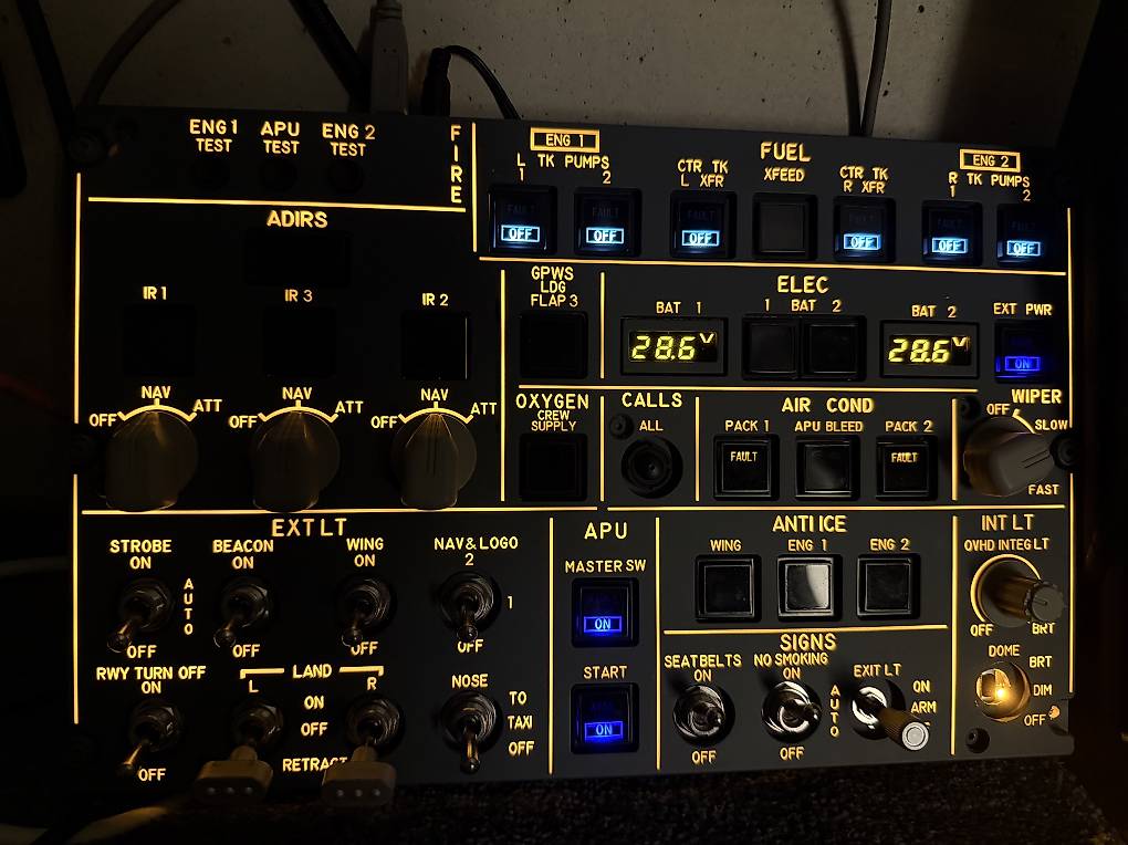 Airbus A320 Overhead Panel / Java Simulator Size M im Kanton Luzern ...