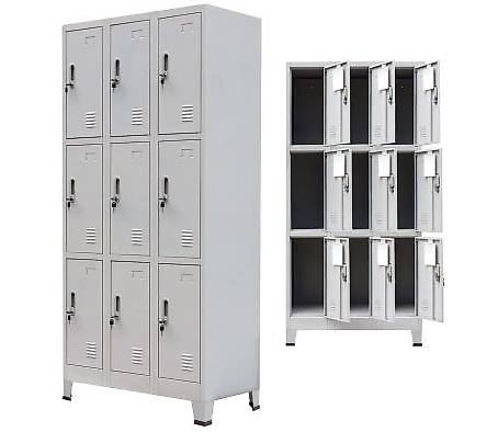 Schließfachschrank mit 9 Fächern in Zugo acquistare - Bohnet-Trade-GmbH