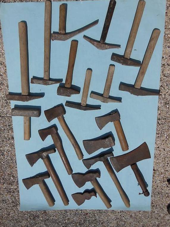 Collection De 11 Outils De Coiffeur Anciens - Fers à Lisser Début XXe - Métal Chromé - France