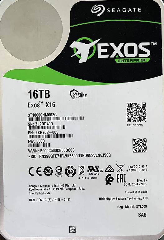Seagate EXOS 16TB SAS im Kanton Aargau