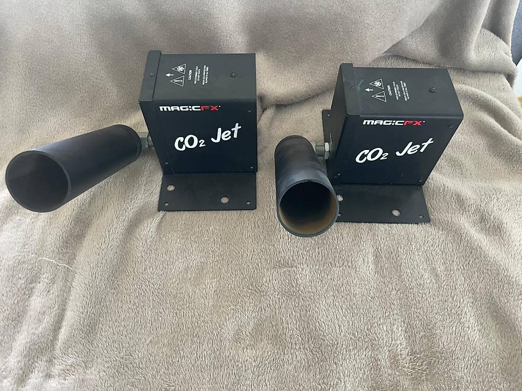 2x Magic FX CO2 JET I Nebelmaschine
