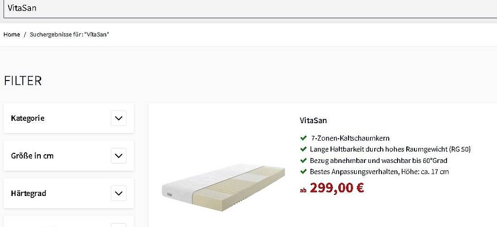 Vita San Matratze