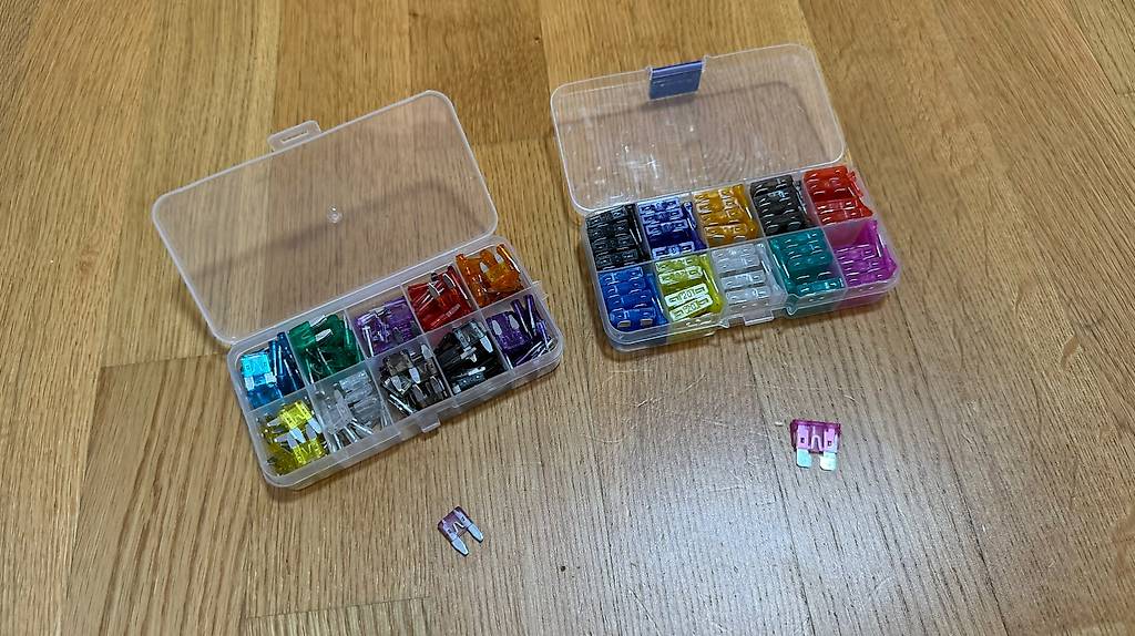 Glasrohrsicherungen 100 Stück - Sortiertes Set 0,2A-20A