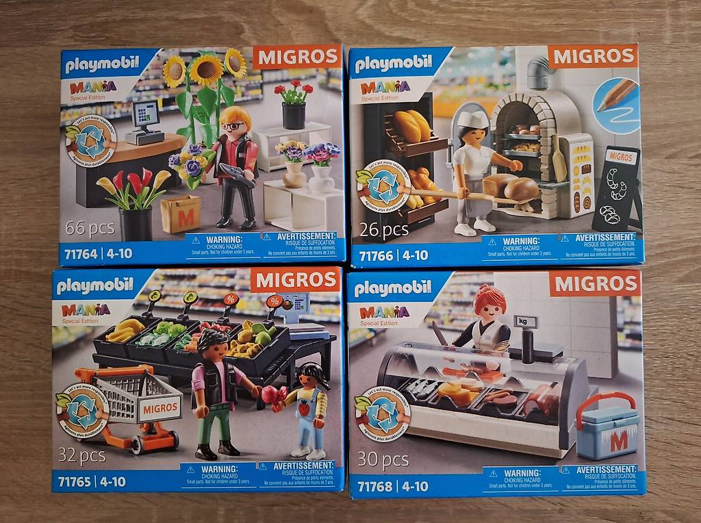 PLAYMOBIL Mania Exclusivité Migros Suisse - Rayon Fleurs 66 Pièces - 71764 - NEUF