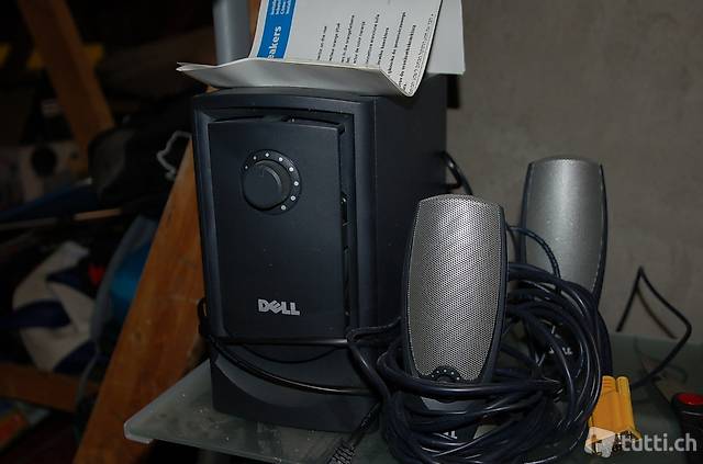 Dell PC-Lautsprecher mit Bedienungsanleitung