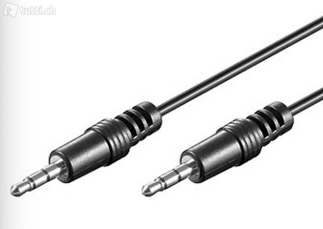 3,5-mm-Klinken-Kabel Stecker auf Stecker, 1,5m, für AUX-Ansc