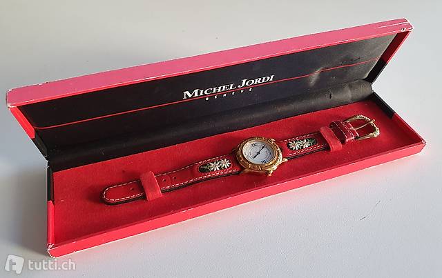 schöne Michel Jordi Uhr mit Originalbox