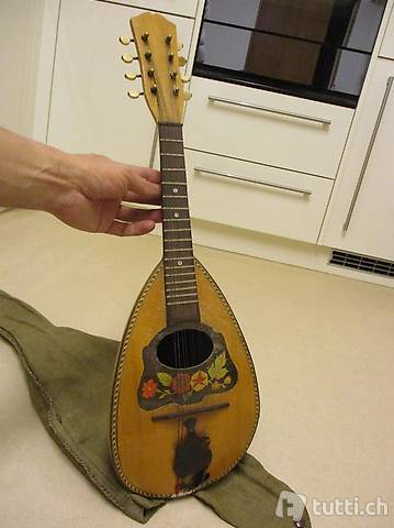 Mandoline 30er 40er - wunderschönes Musik-Instrument Gitarre