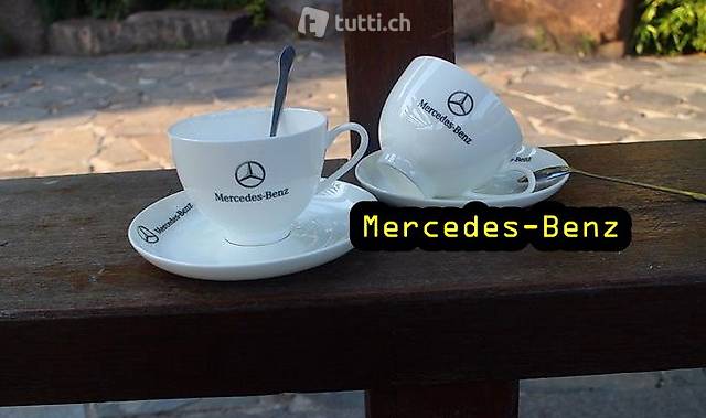 Kaffeebecher Mercedes Fan Gebet beidseitig bedruckt 