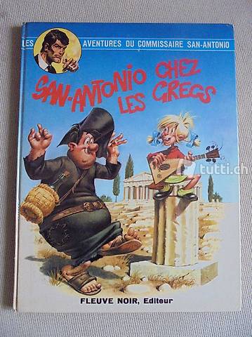 4) San-Antonio chez les grecs, édition originale 1973