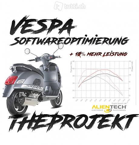 Vespa GTS Optimierung Chiptuning
