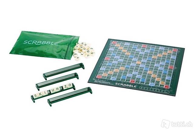 Mattel Spiele Denkspiel Scrabble Kompakt