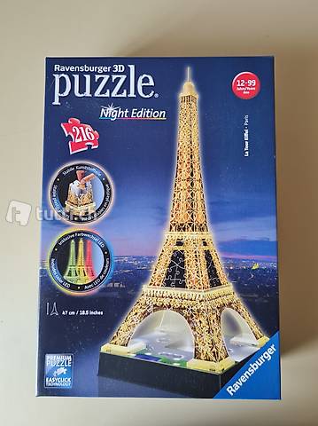 Eiffelturm 3D Puzzles mit Licht