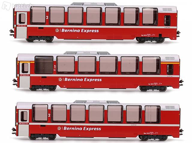 KATO Art. 7074056 3-Teiliges Ergänzungsset "Bernina Express"