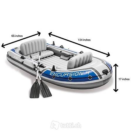Schlauchboot Intex Excursion 4 - 400 Kilo - für 4 Personen