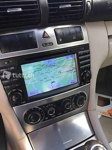 Mercedes C Klasse Radio Navigation DVD Touch Bluetooth