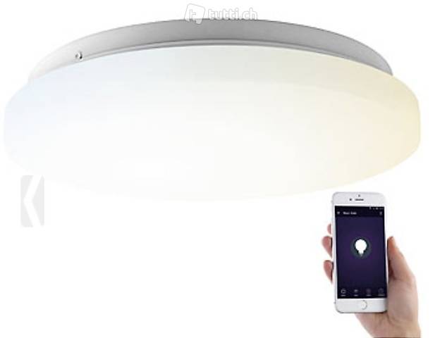 WLAN-LED-Deckenleuchte für Amazon Alexa & Google Assistant,