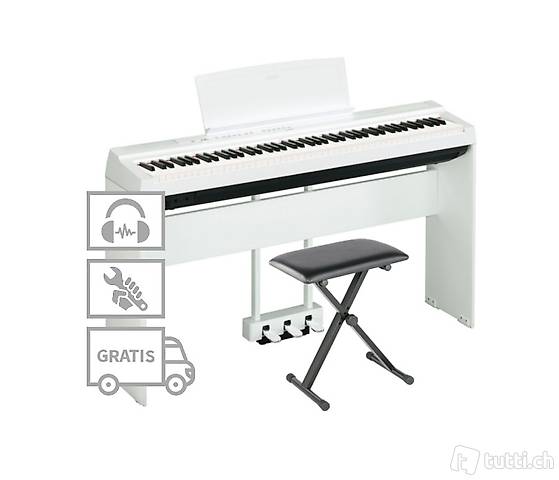 Yamaha P-125 E-Piano Deluxe **MIETEN**  zum Üben