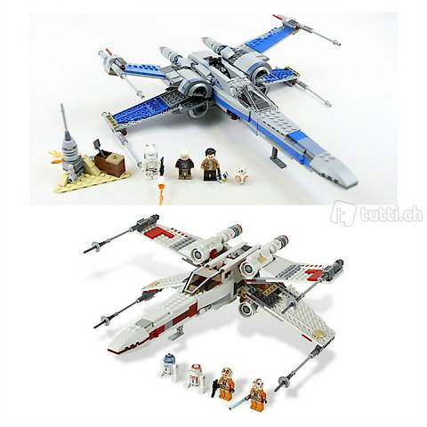 Lego Star Wars X-Wing und Resistance Fighter