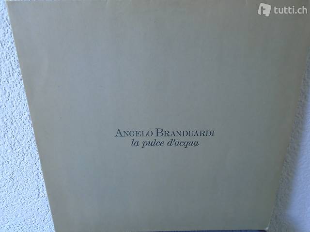 Angelo Branduardi, Vinyl, Schallplatte