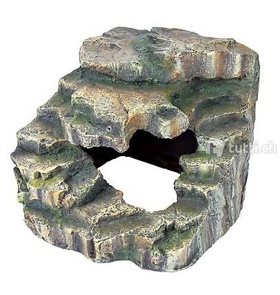 TRIXIE Eck-Fels mit Höhle und Plattform 19x17x17cm Polyeste